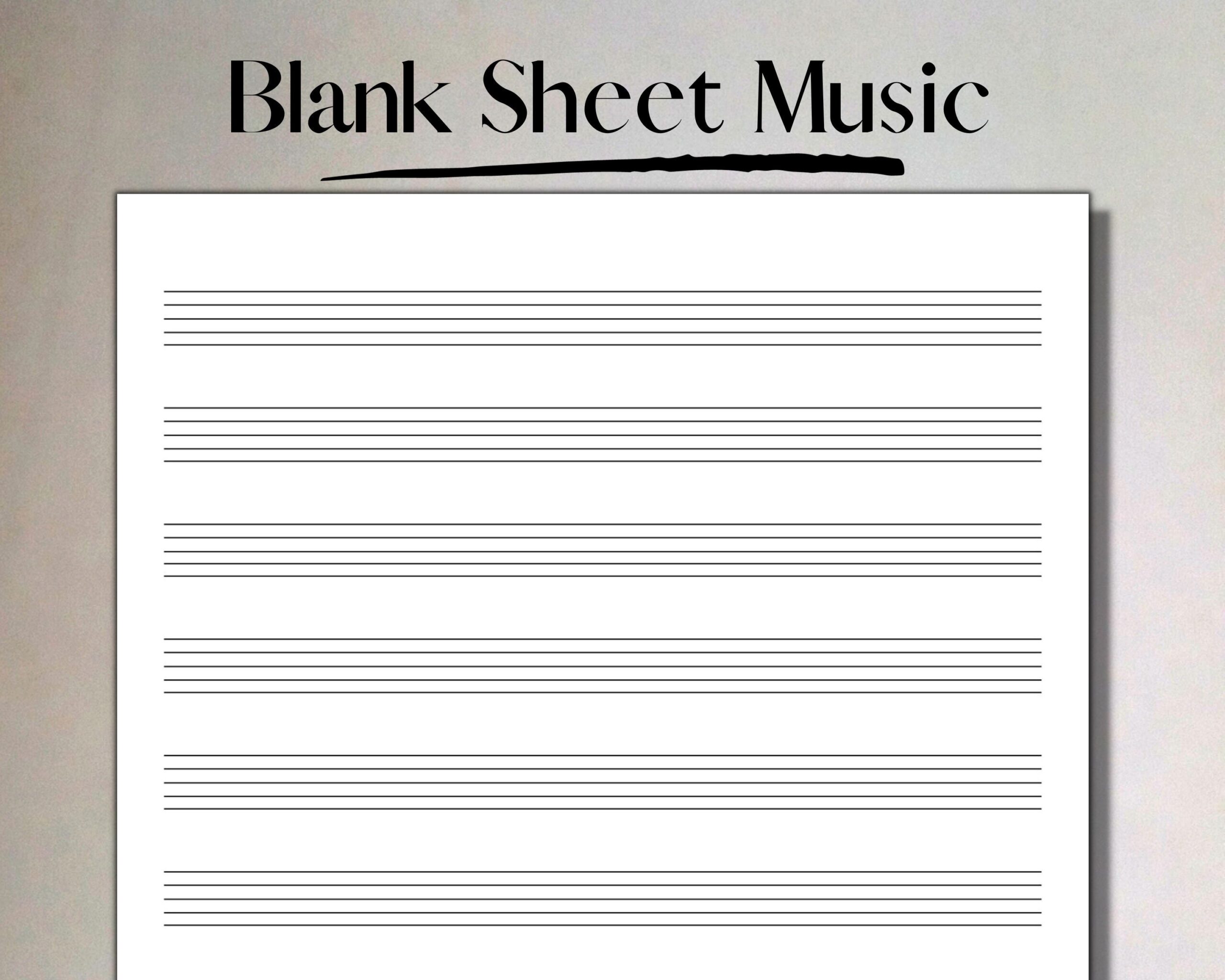 staff paper printable