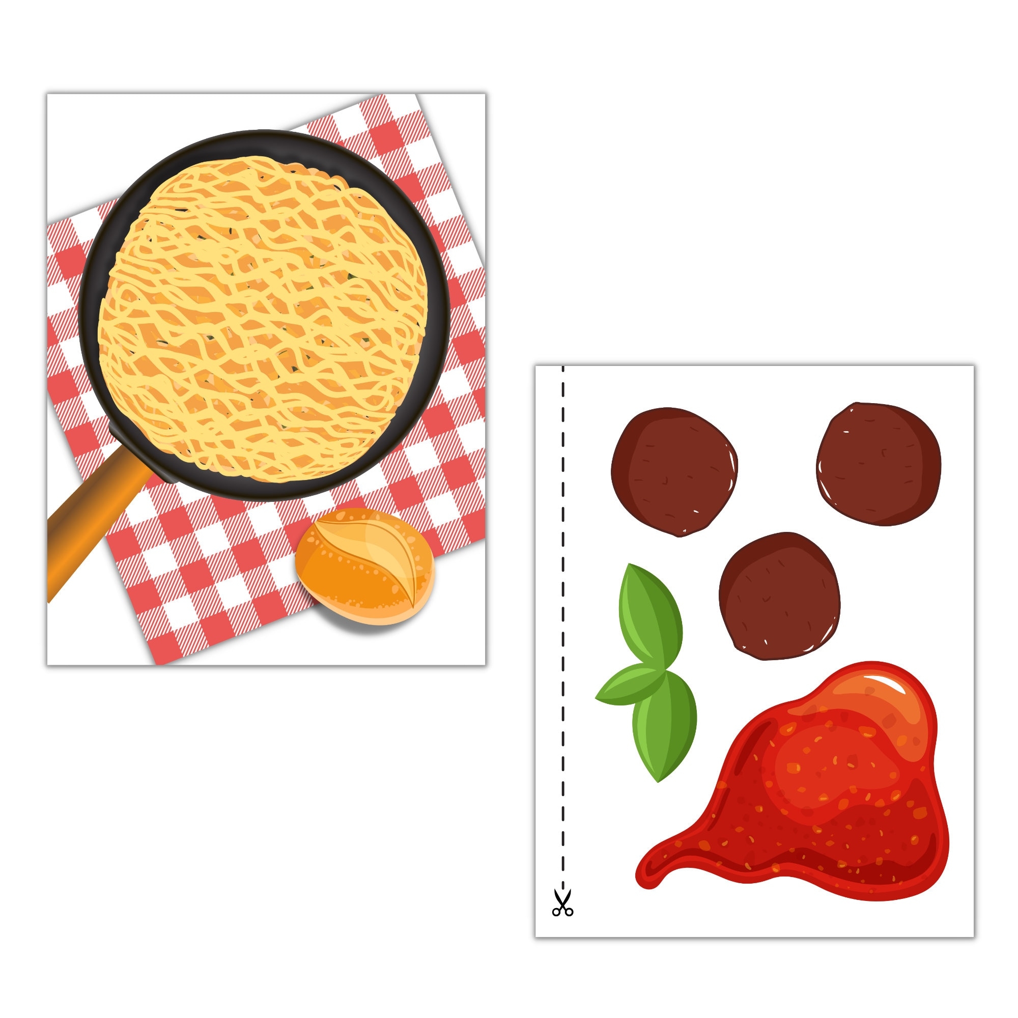 printable paper food