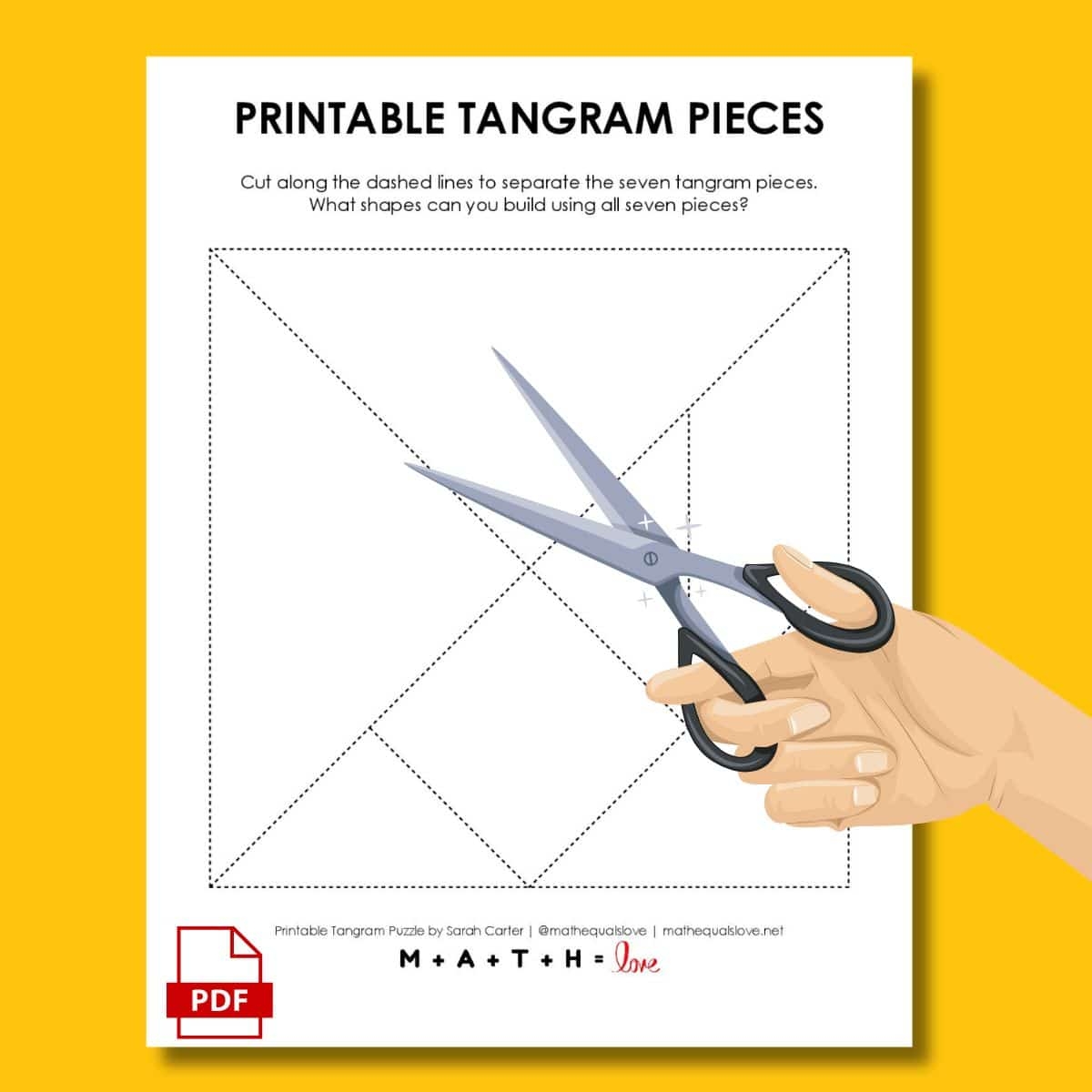 printable tangram puzzles pdf