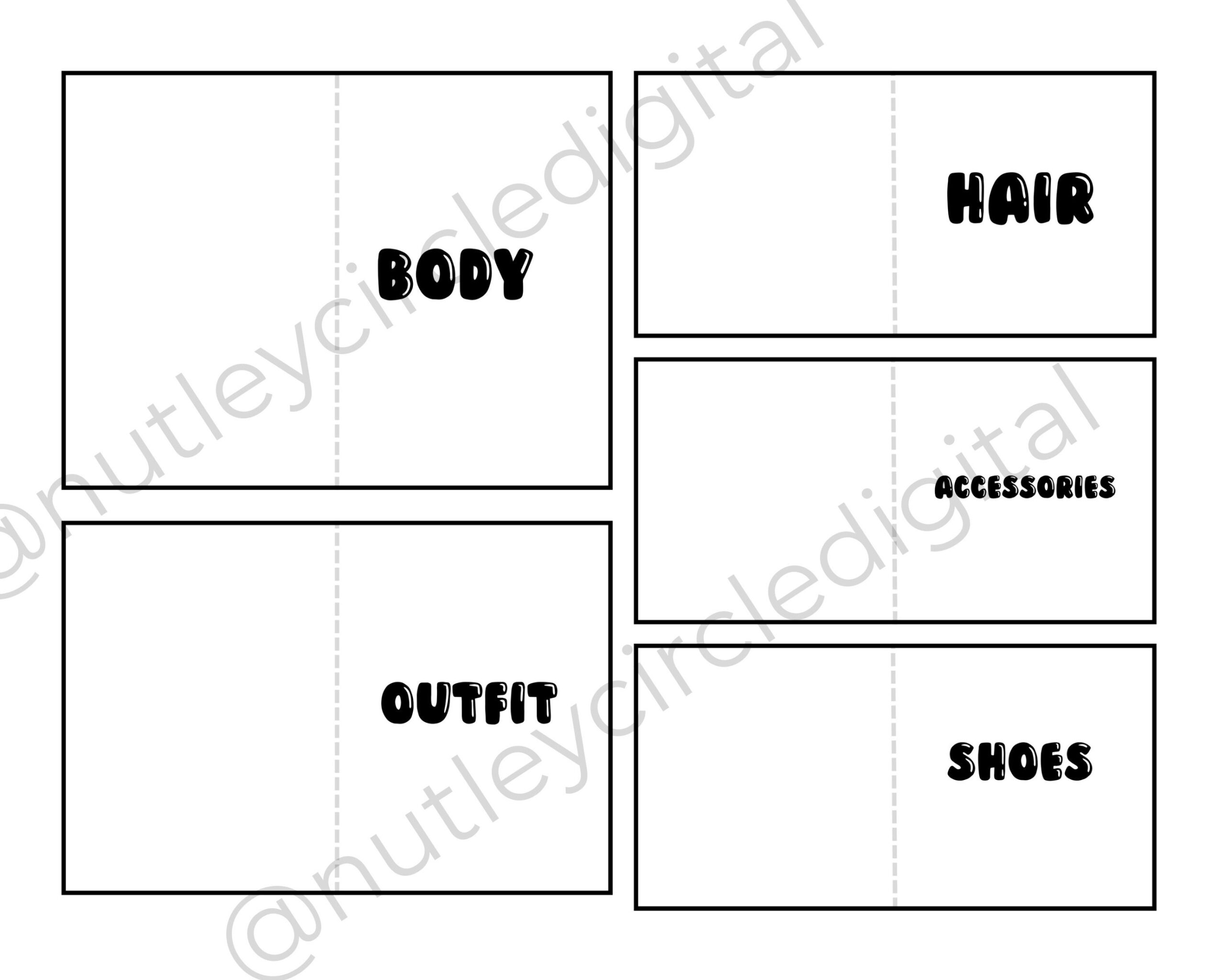 Printable Toca Boca Inspired Printable Blind Bags Fun And Creativity For Toca Life World Fans BONUS Paper Doll Printable Etsy
