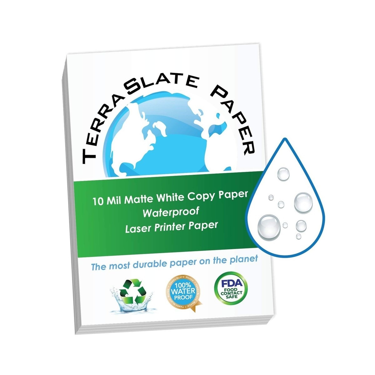 Printable Waterproof Paper For Laser Printer 10 MIL 8 5 X 14 100 Sheets EBay