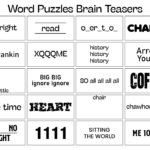 Printable Word Puzzles Brain Teasers Word Puzzles Brain Teasers Worksheets Library