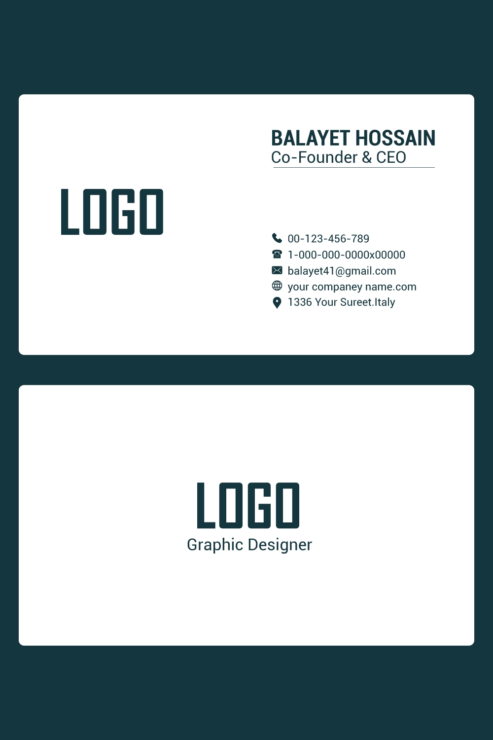 printable business card template