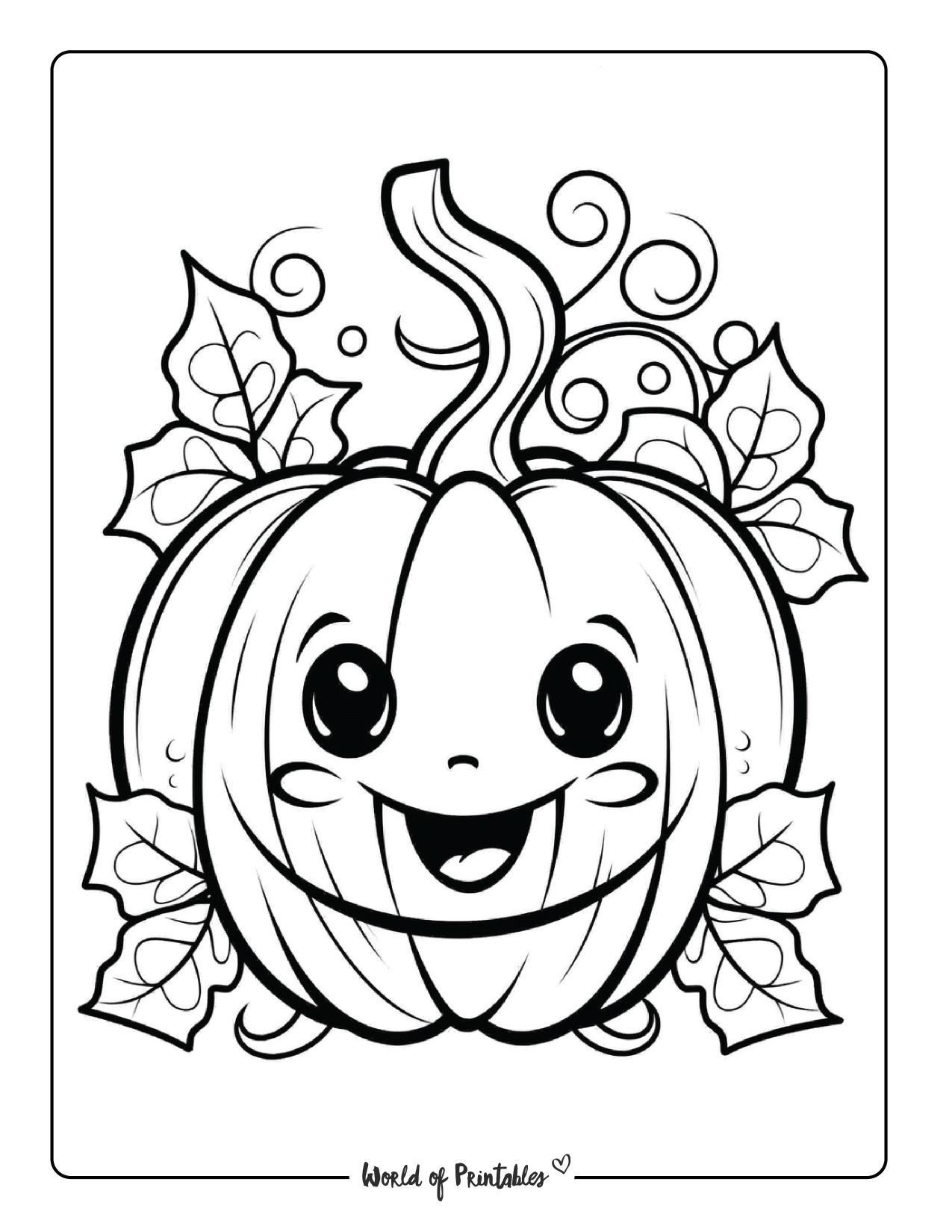 printable coloring pages pumpkins