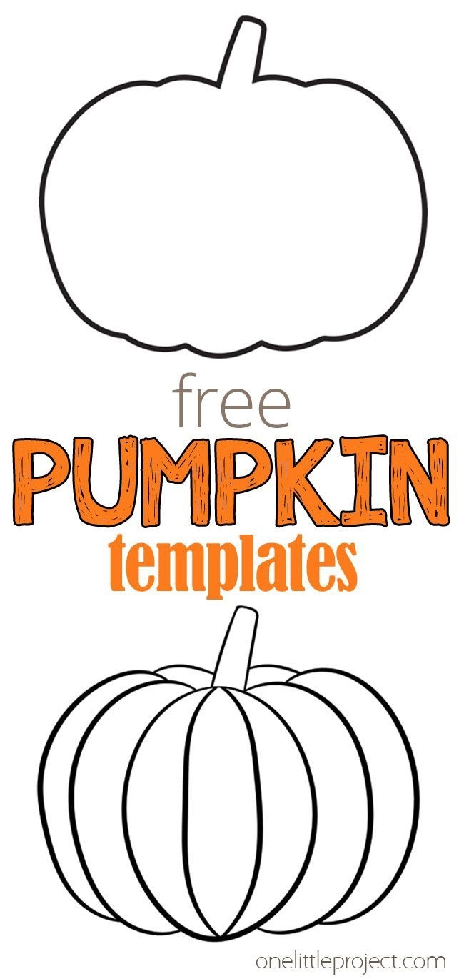 free pumpkin template printable