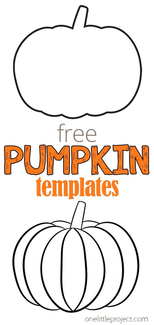 cute pumpkin template printable