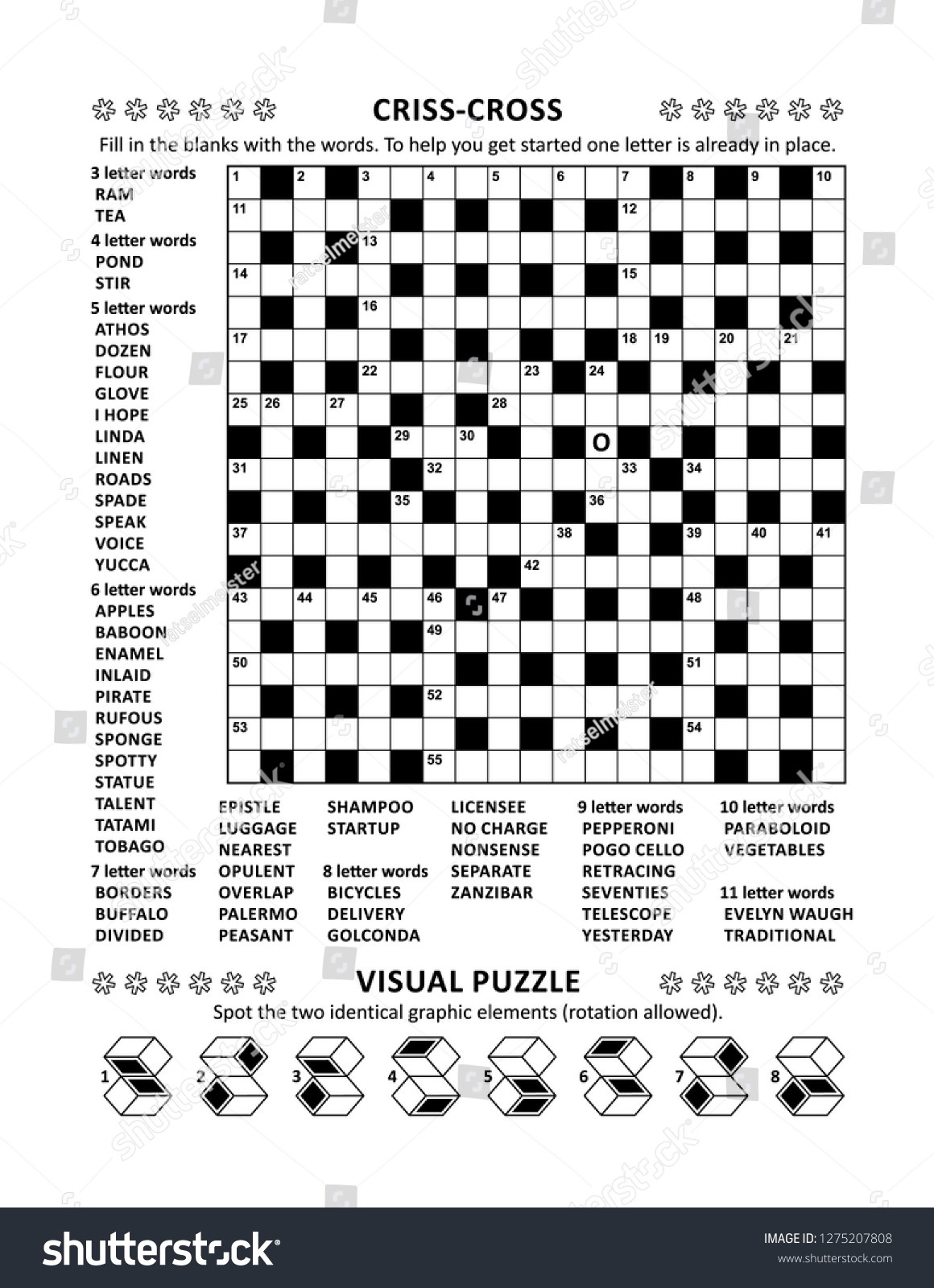 Puzzle Page Two Puzzles 19x19 Criss cross Stock Vector Royalty Free 1275207808 Shutterstock Puzzle Page Two Puzzles 19x19 Criss cross Stock Vector Royalty Free 1275207808 Shutterstock