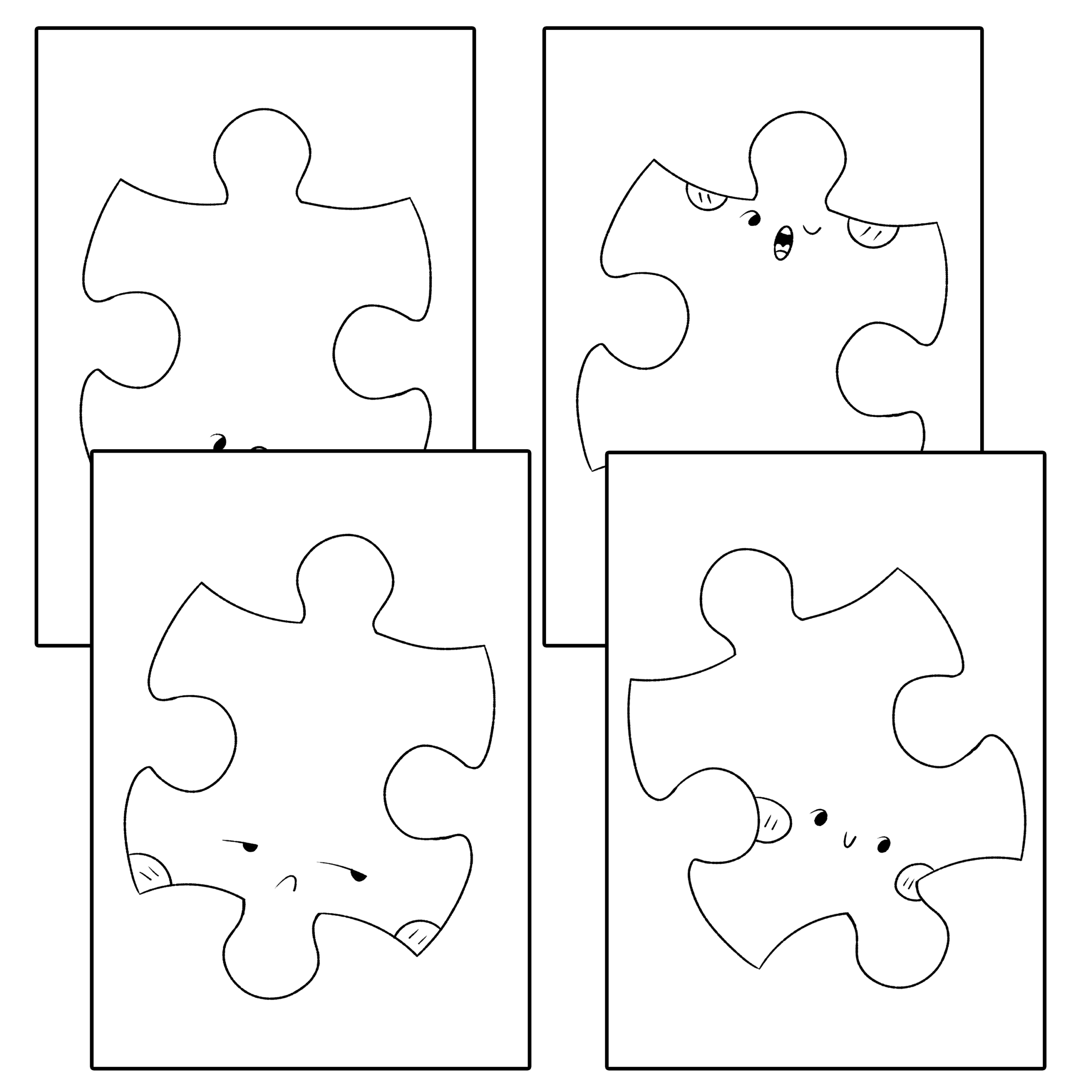 Puzzle Pieces Coloring Pages Worksheet Activities Autism Awareness Morning Work Made By Teachers Puzzle Pieces Coloring Pages Worksheet Activities Autism Awareness Morning Work Made By Teachers