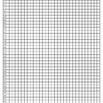 Quarter inch Graph Paper With Line Numbers Etsy