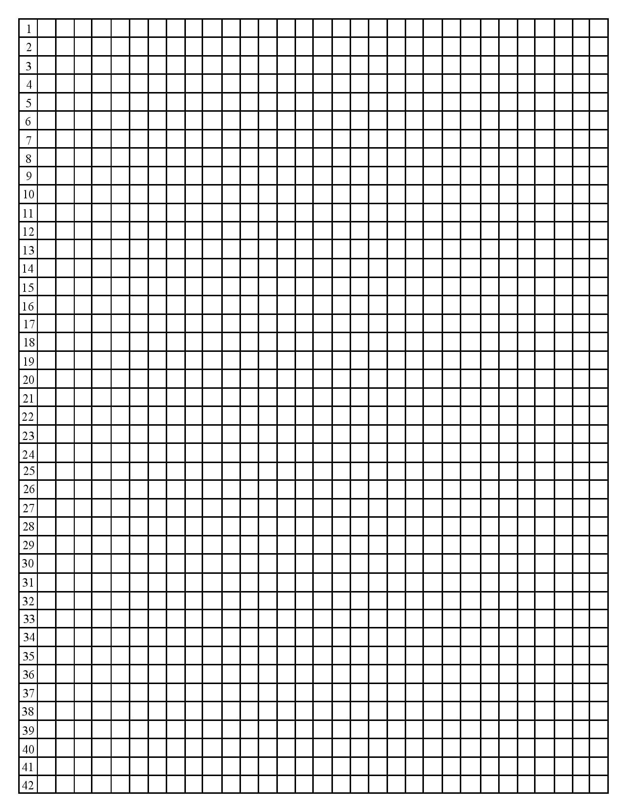 printable graph paper for math