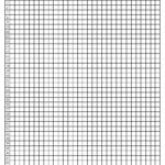 Quarter inch Graph Paper With Line Numbers Etsy