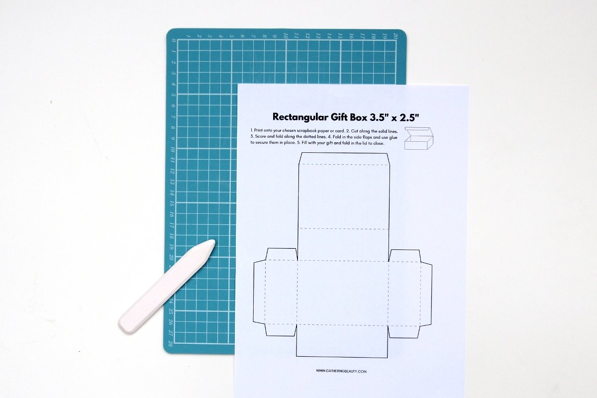 Rectangle Box Printable Template Gathering Beauty Rectangle Box Printable Template Gathering Beauty