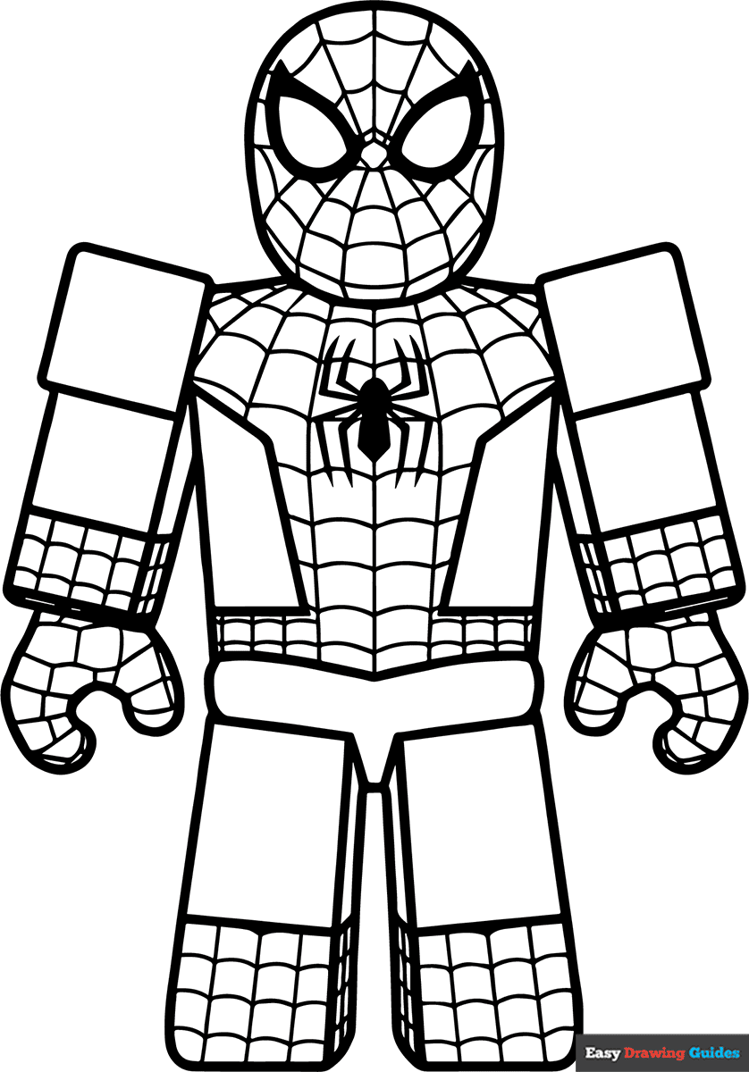 spiderman printables coloring pages