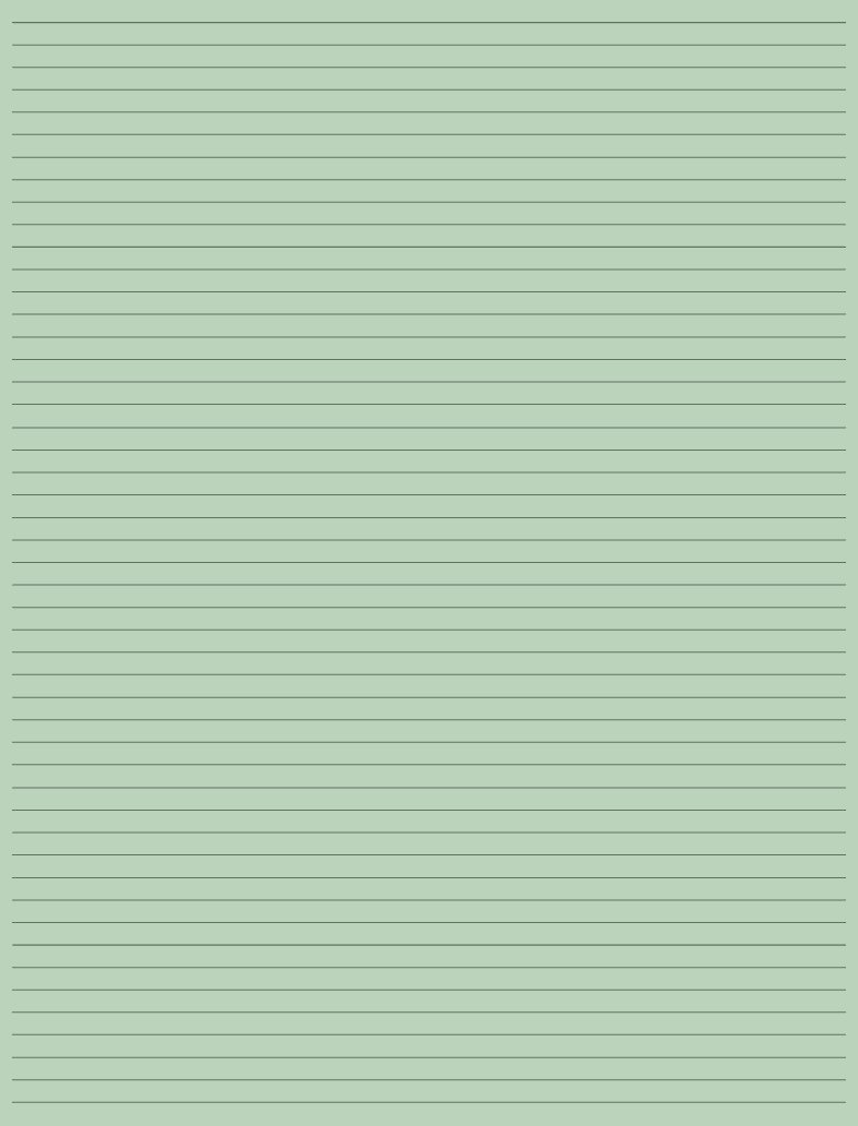 printable green paper