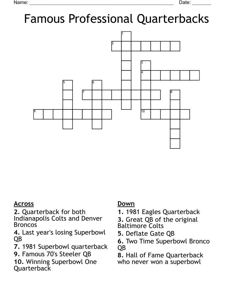 SAMPLE Crossword WordMint