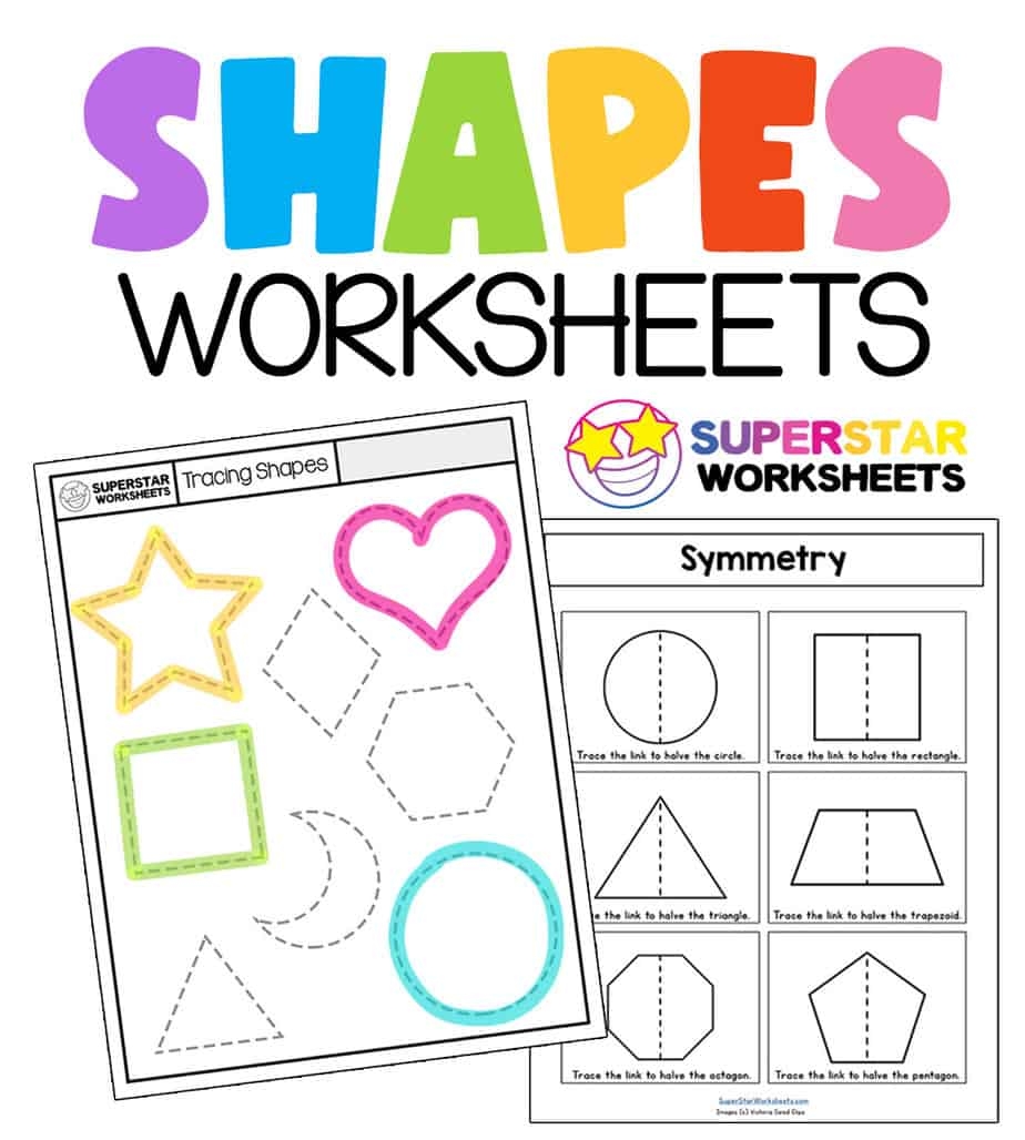free printable worksheets for shapes