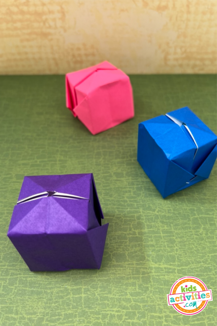 Simple Origami Box Step By Step Tutorial Tutorial For Crafty Kids Kids Activities Blog