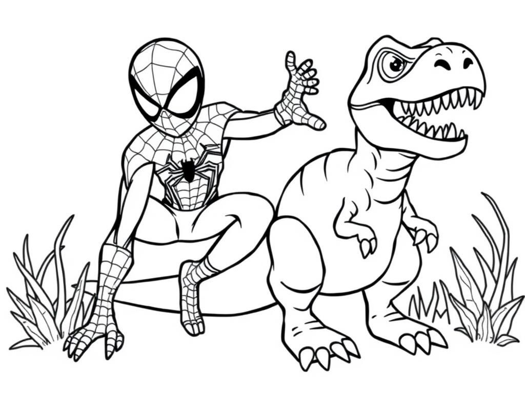 printable spiderman coloring pages