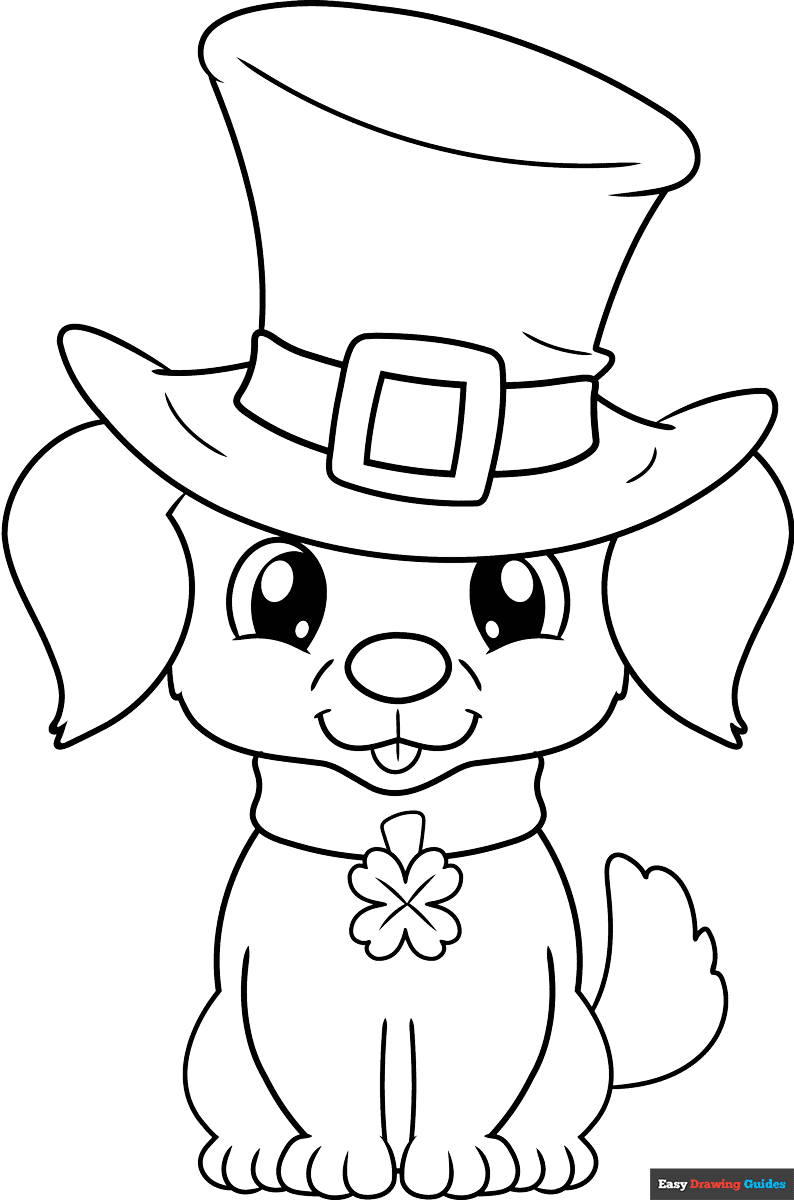 free printable st patrick day coloring pages