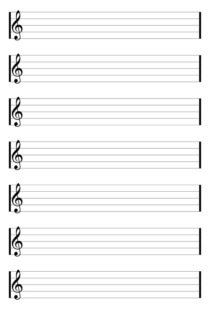 music staff paper printable