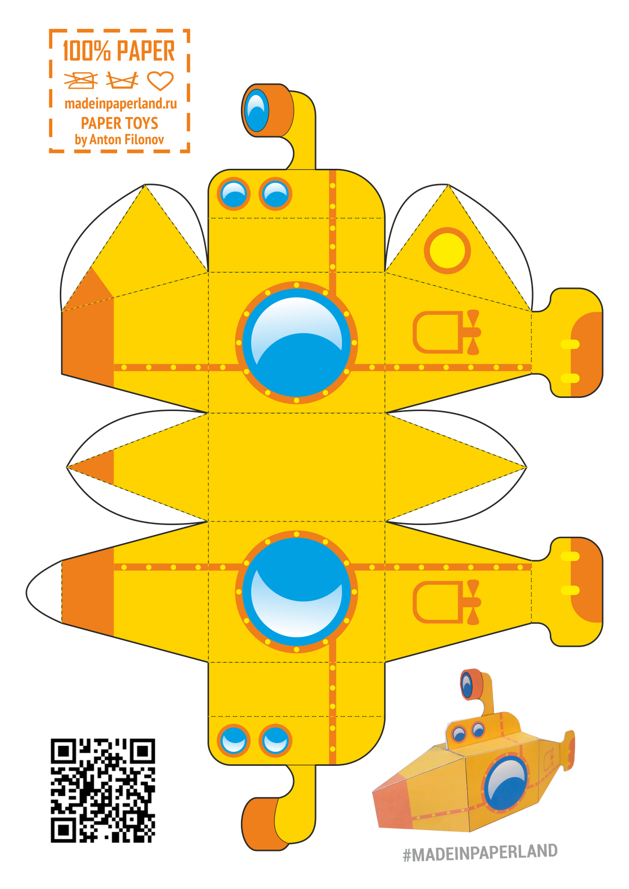 Submarine Paper Model Free Printable Paper Models By Anton Filonov Submarine Paper Model Free Printable Paper Models By Anton Filonov