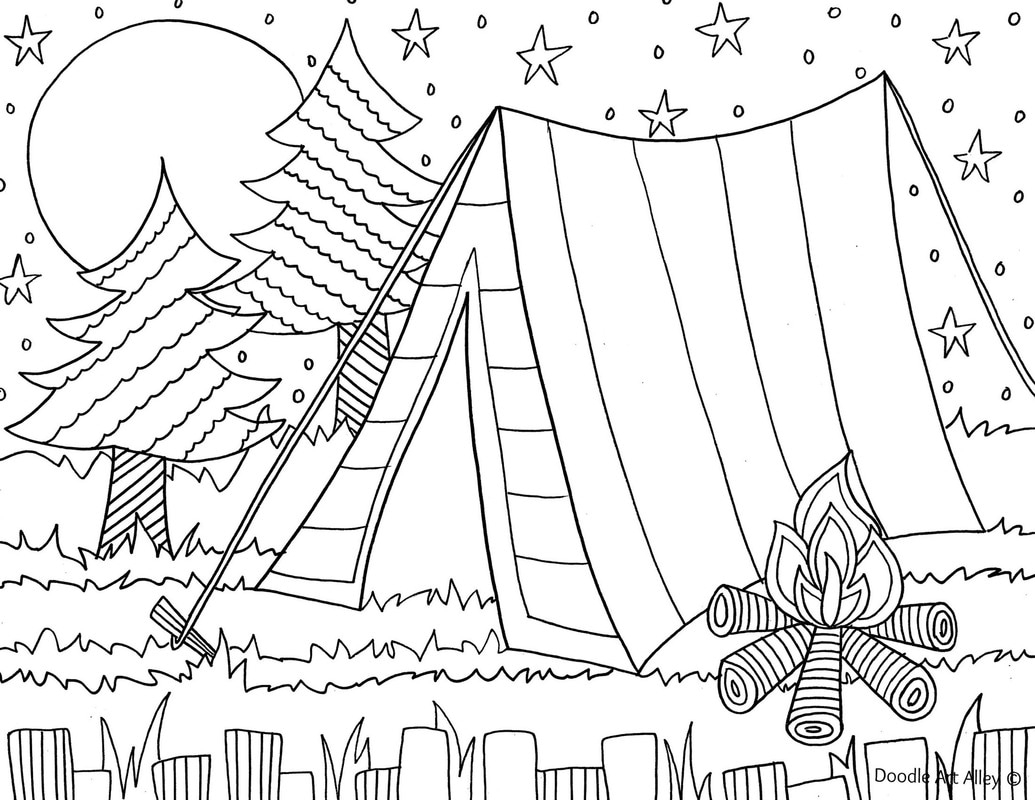 summer coloring pages printable pdf