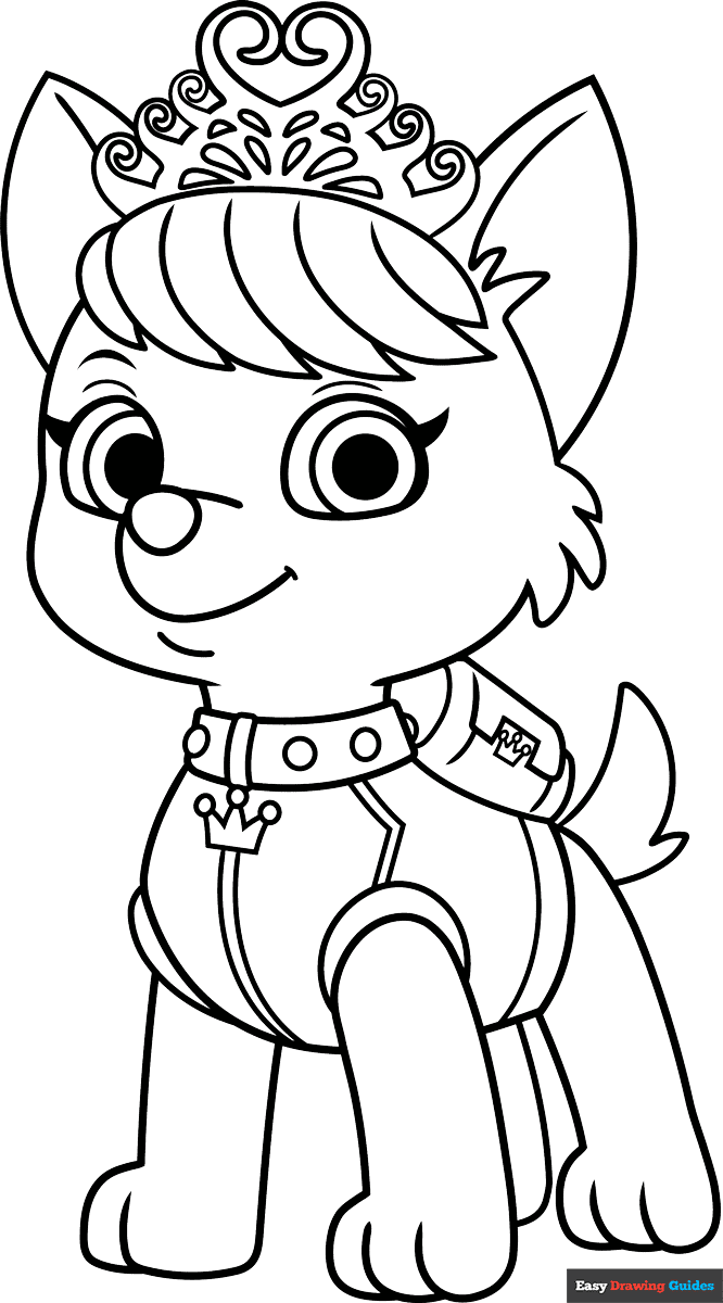 paw patrol coloring pages printable free