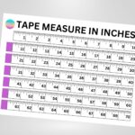 Tape Measure Printable Instant Download Digital Download Measuring Tape Etsy