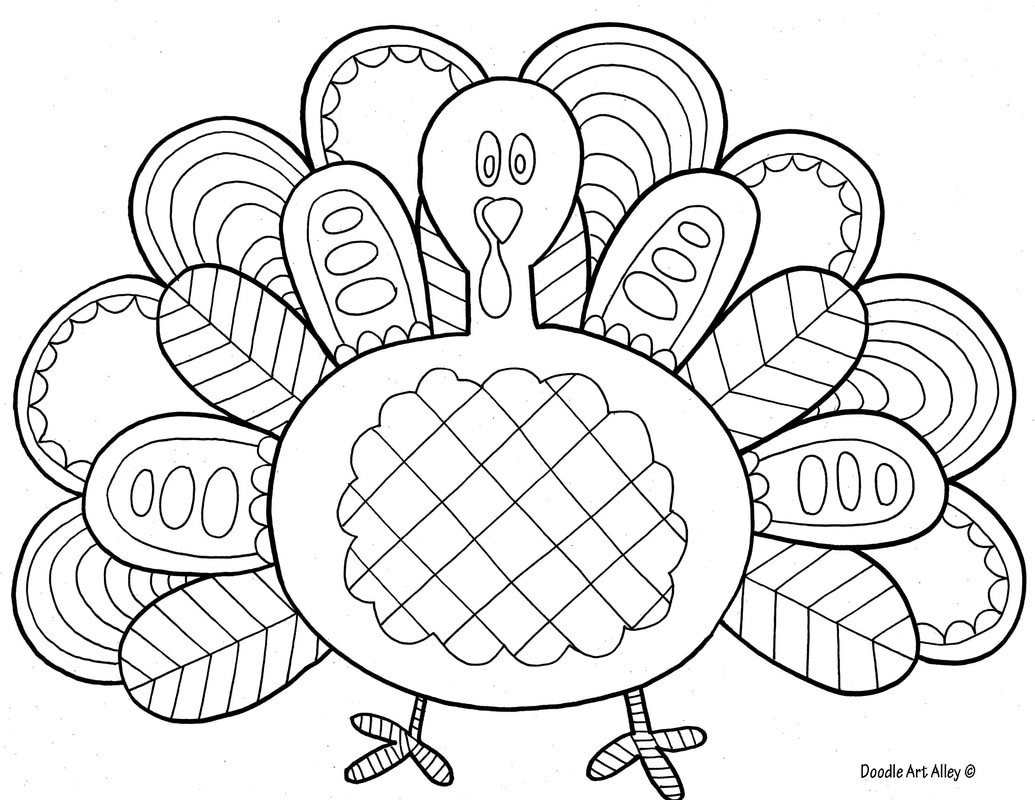 free printable thanksgiving color sheets