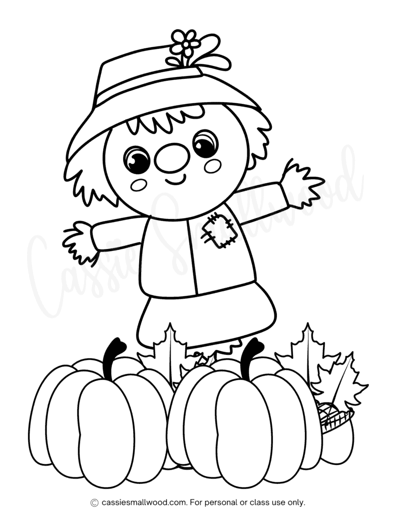 fall coloring sheets free printable