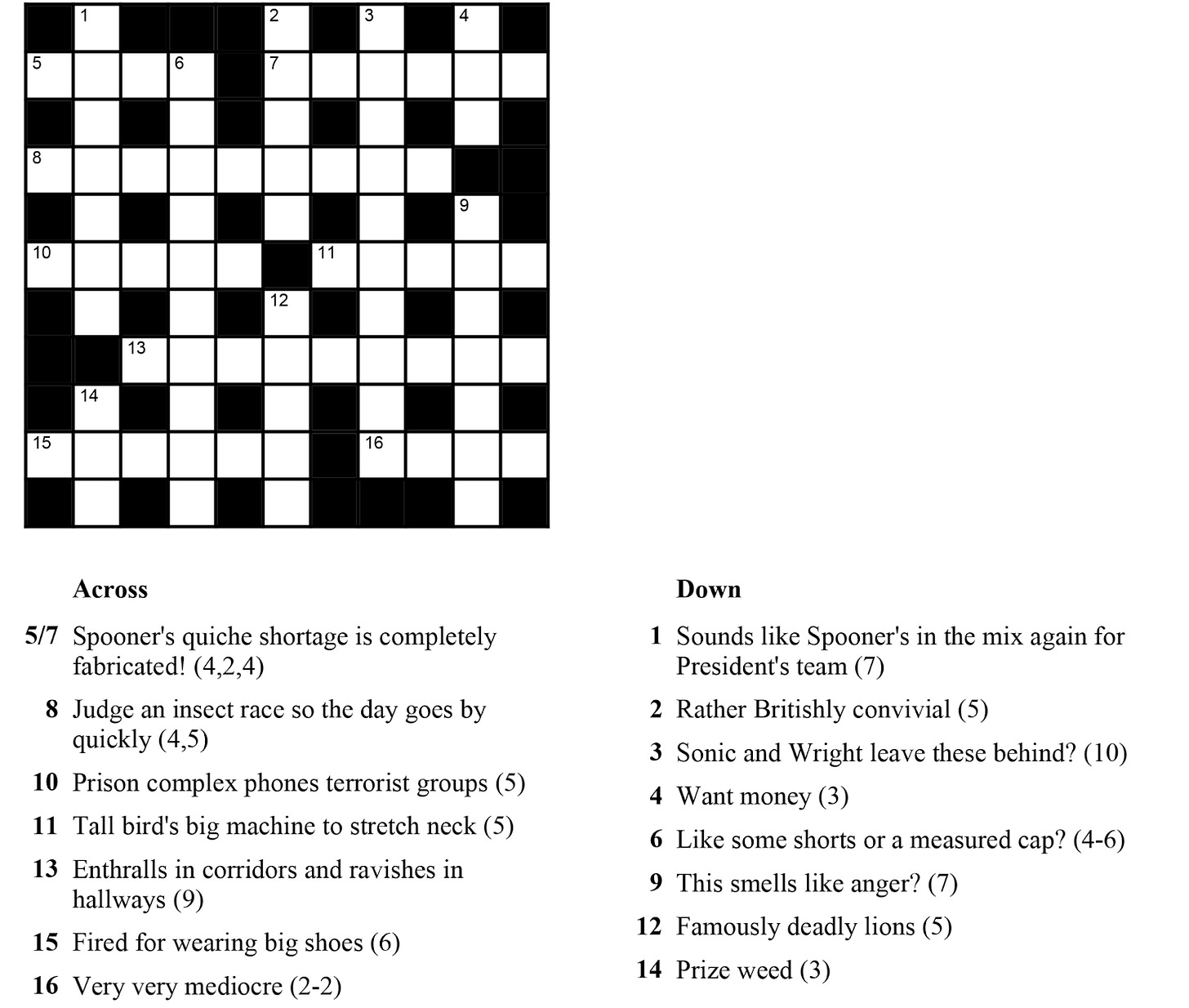 cryptic crossword puzzles printable