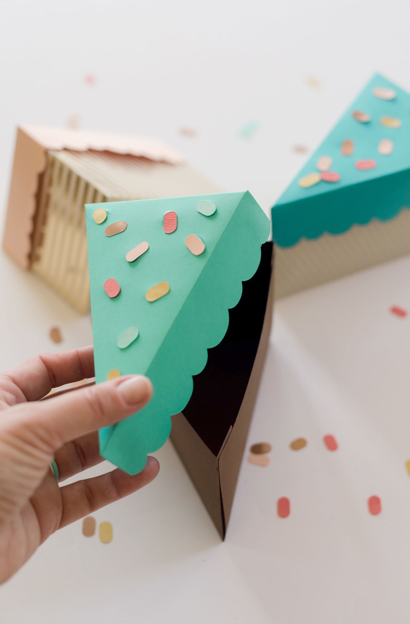 The Cutest Birthday Cake Box SVG File Freebie Oh Yay Studio Color Painting Making Everyday Celebrating
