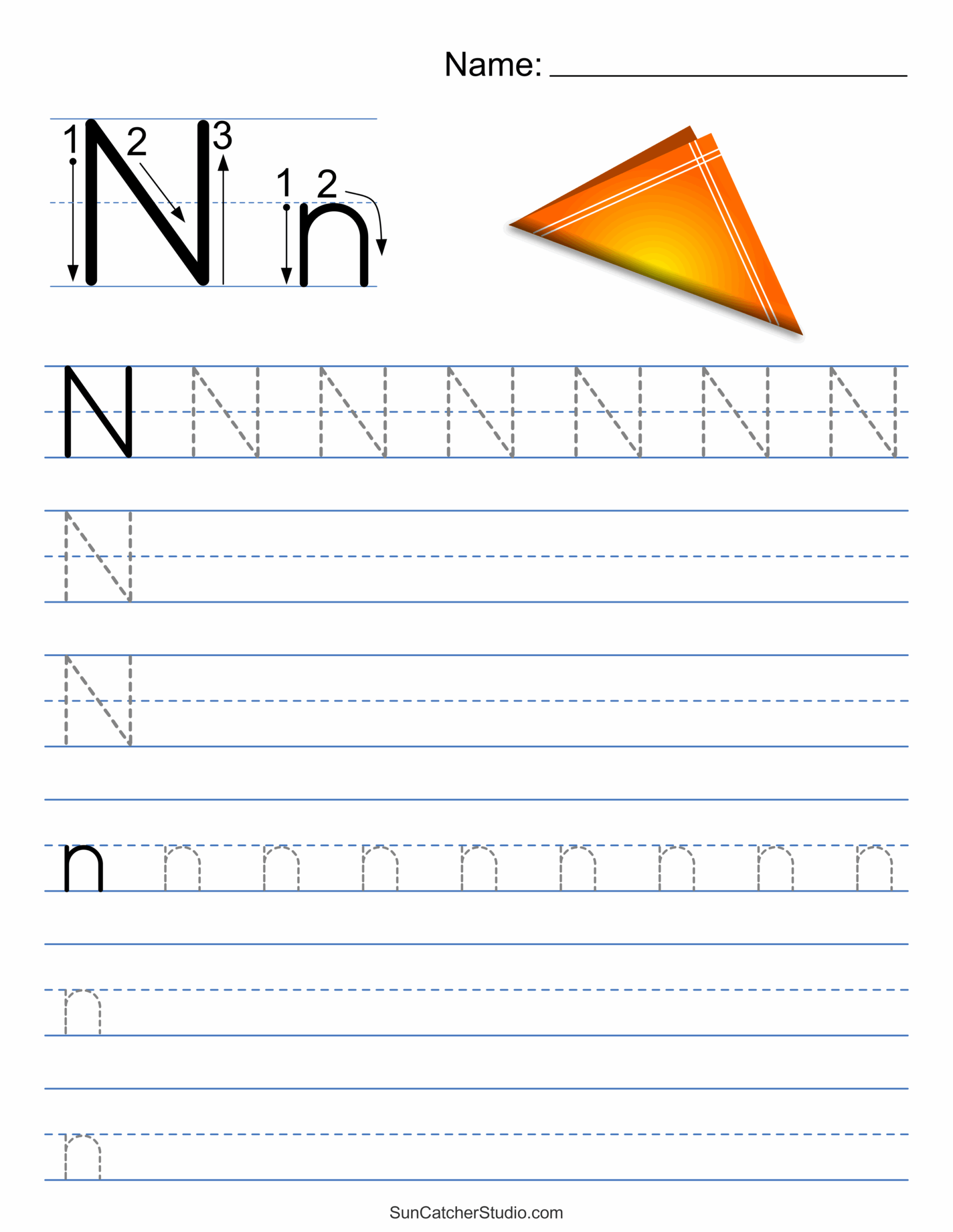 Tracing Alphabet Letters Printable Handwriting Worksheets Free Printables Monograms Design Tools Patterns DIY Projects