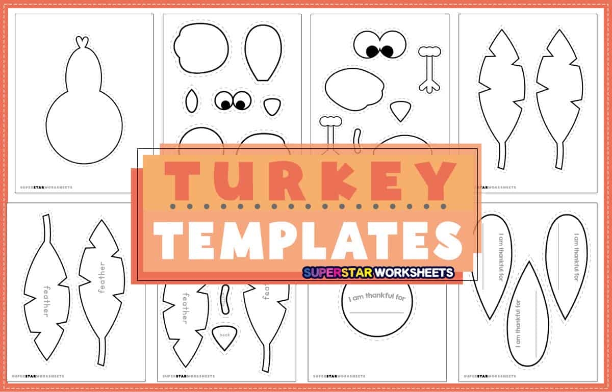 free turkey templates printables