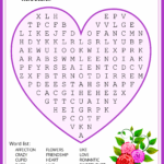 Valentine s Day Word Search Free Printable PDF Puzzles Free Printables Monograms Design Tools Patterns DIY Projects