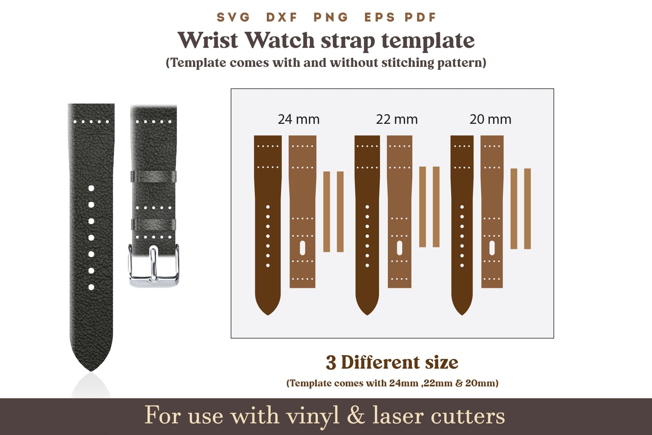 free printable watch band template