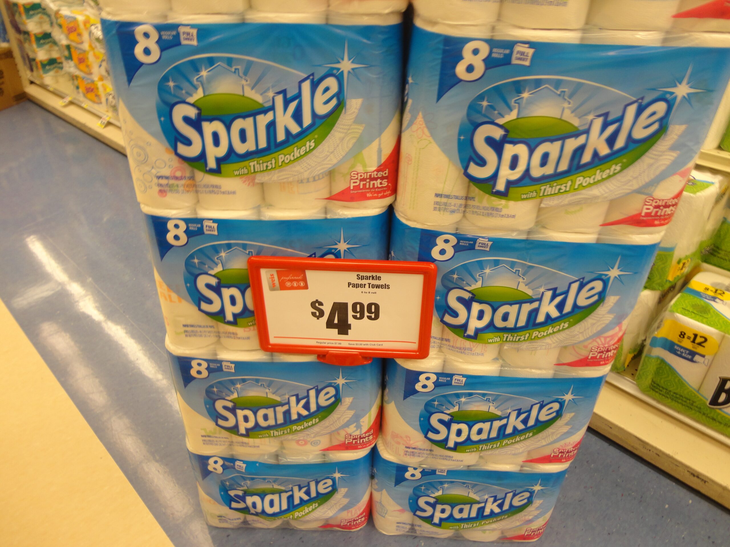 Weis Sparkle Paper Towels Angel Soft Marcal Coupon Match ups SHIP SAVES