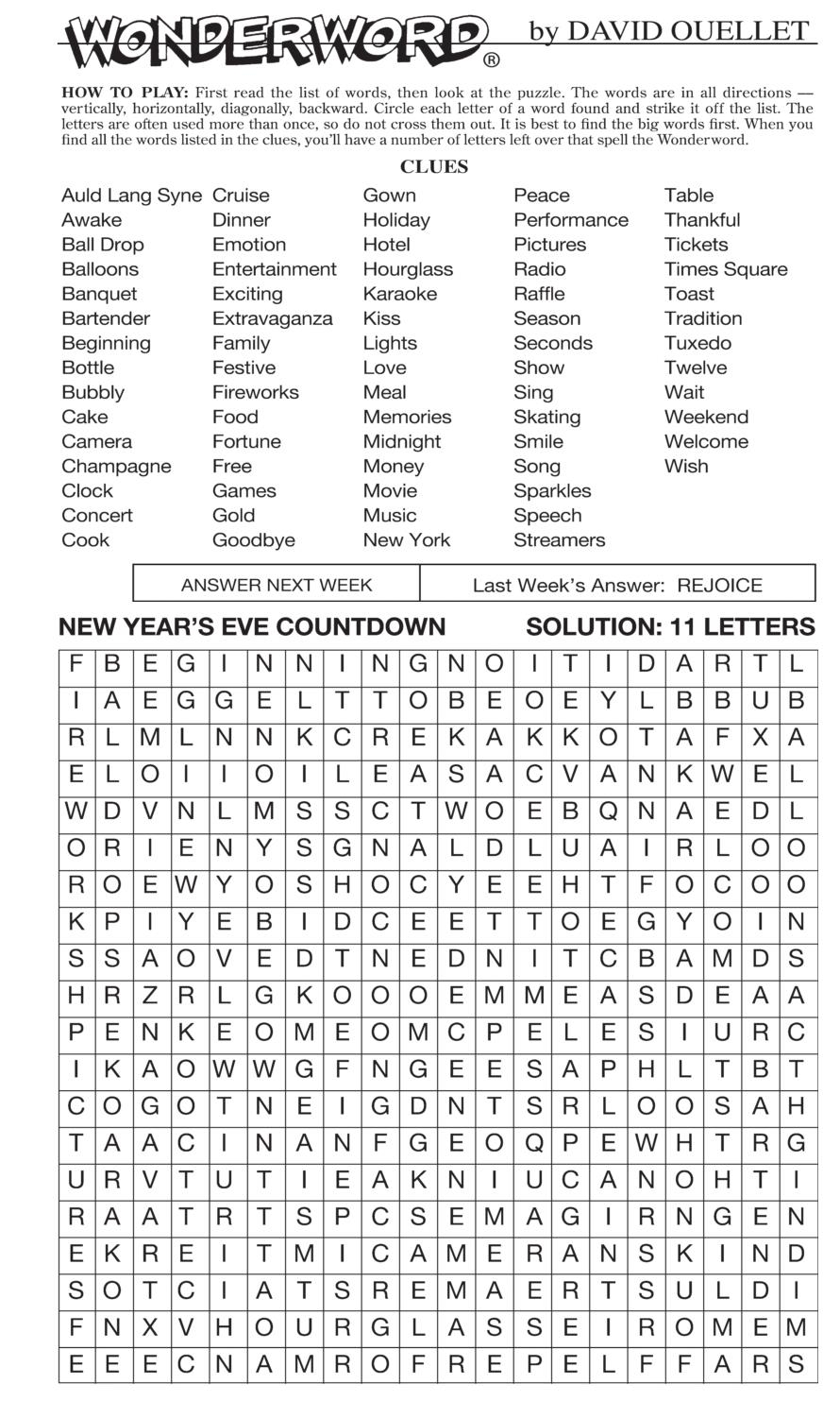 free printable wonderword word puzzles