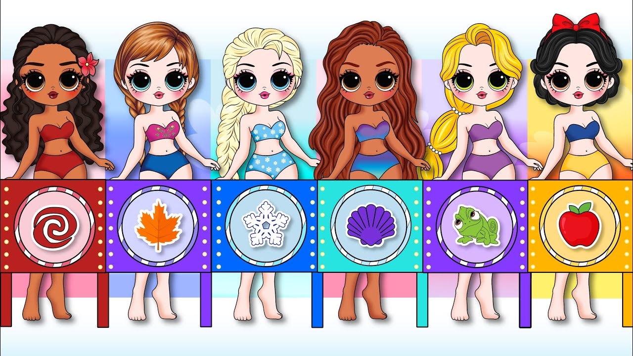 Wow Disney Princess Into Winx Club DIYs Paper Dolls Crafts YouTube