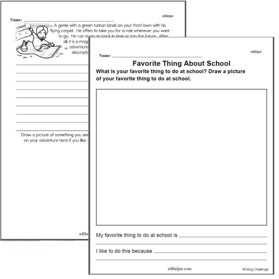 free printable 2nd grade writing worksheets