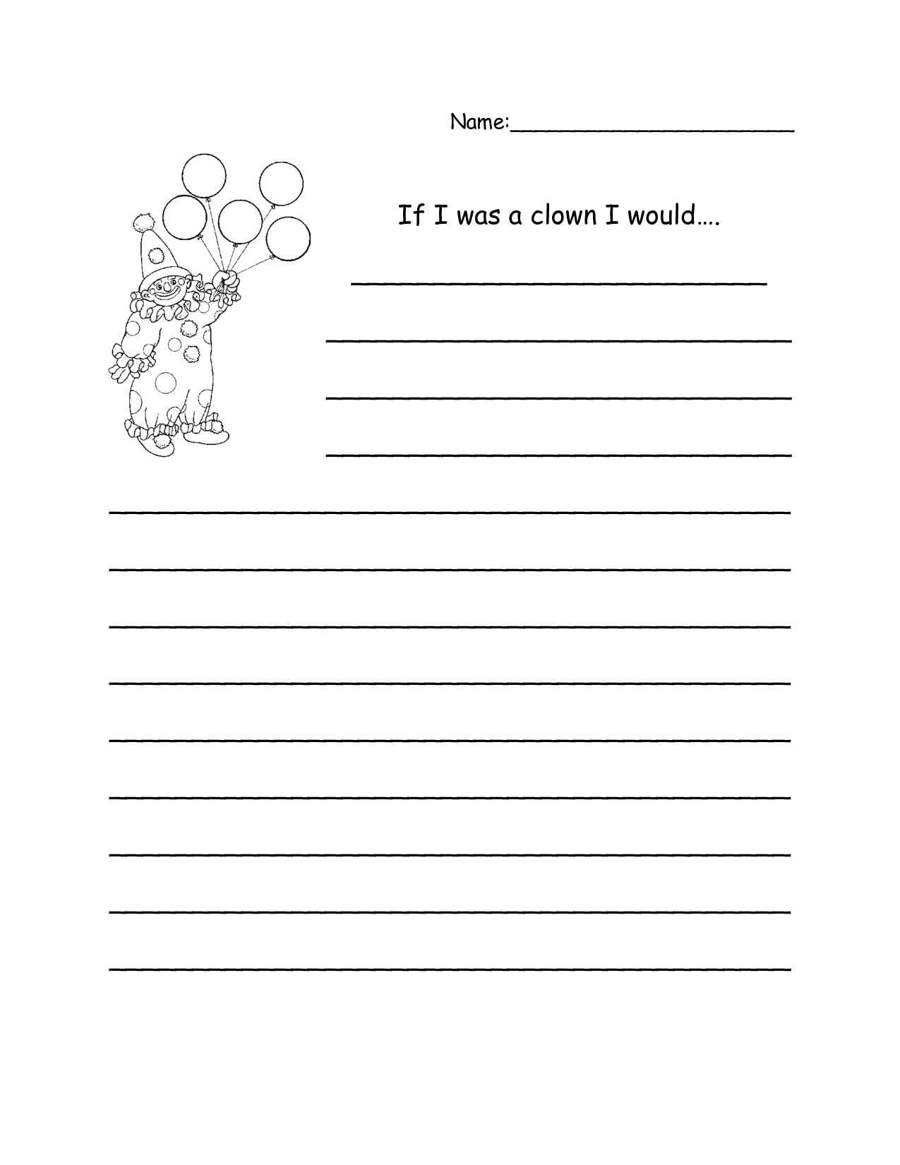 free printable 3rd grade writing worksheets