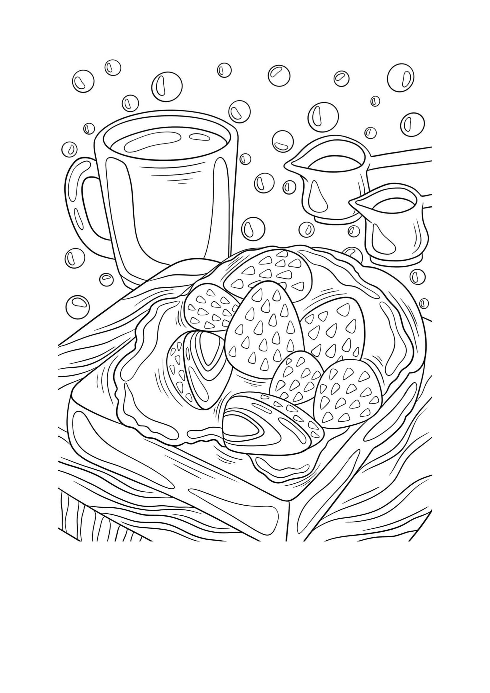 printable food coloring pages