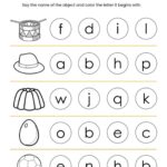 10 Printable Beginning Letters Worksheets For Kindergarten Preschool Homeschool Educational Printables Etsy