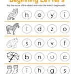 10 Printable Beginning Letters Worksheets For Kindergarten Preschool Homeschool Made By Teachers