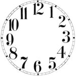 16 Clock Face Images Print Your Own The Graphics Fairy