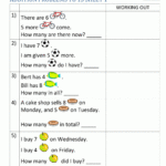 1st Grade Addition Word Problems