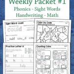 1st Grade Summer Review Worksheets Week 1 Mamas Learning Corner