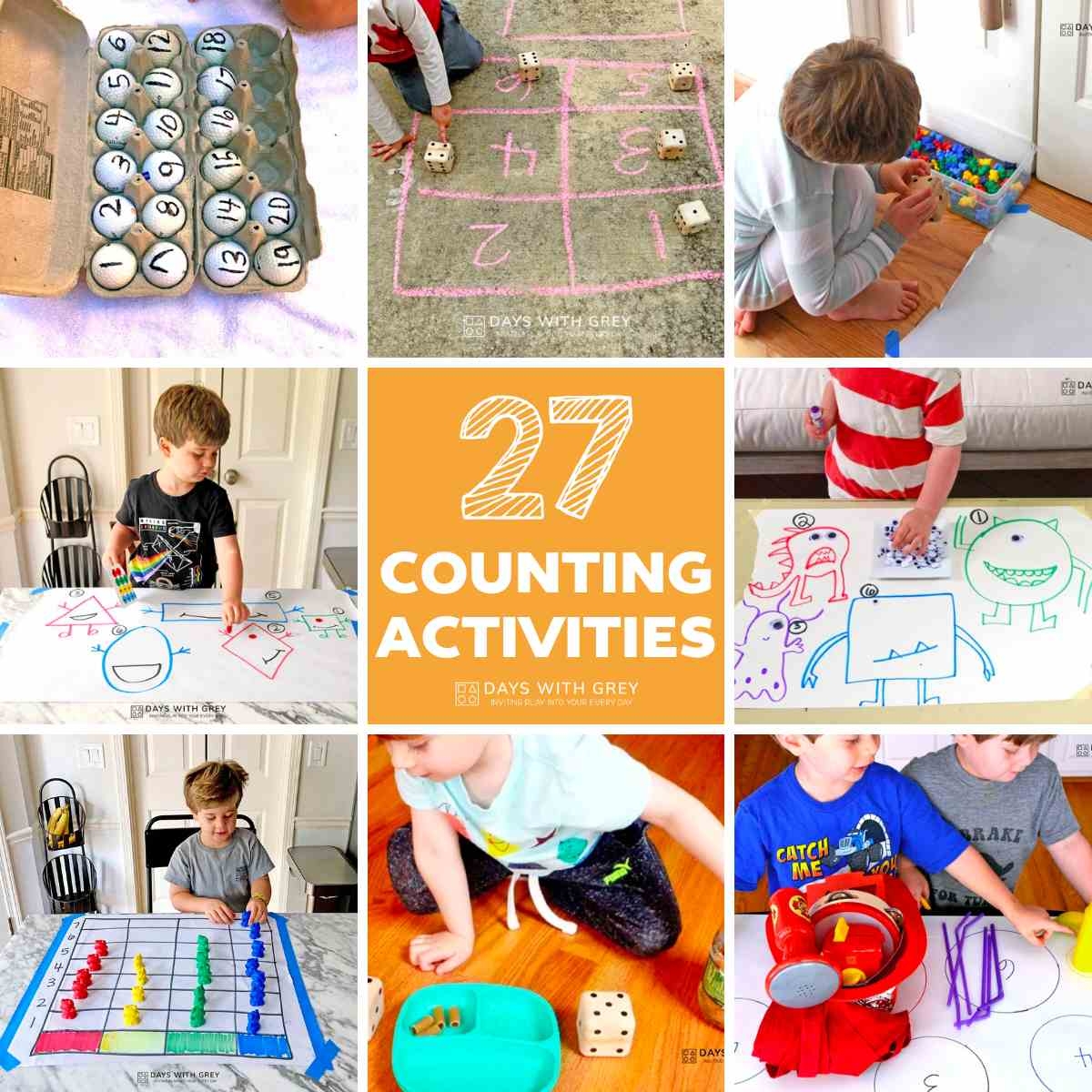 counting activities for preschoolers