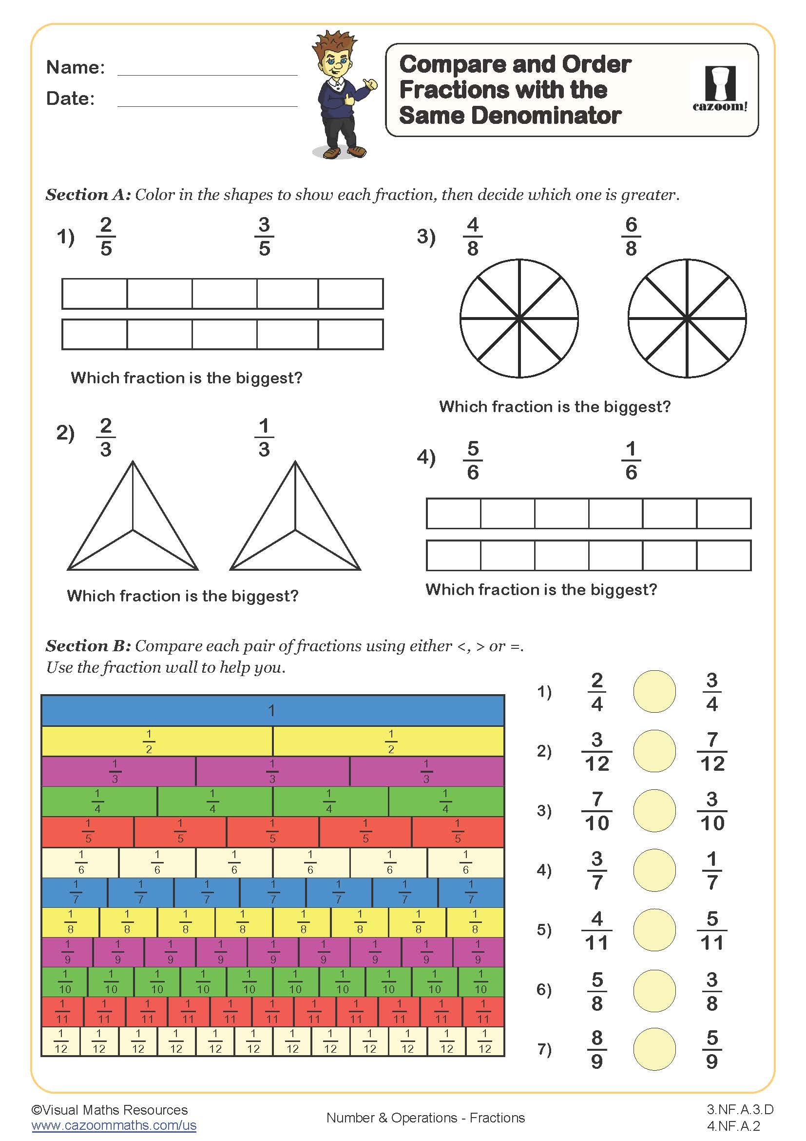 3rd Grade Math Worksheets PDF Printable Math Worksheets Cazoom Math