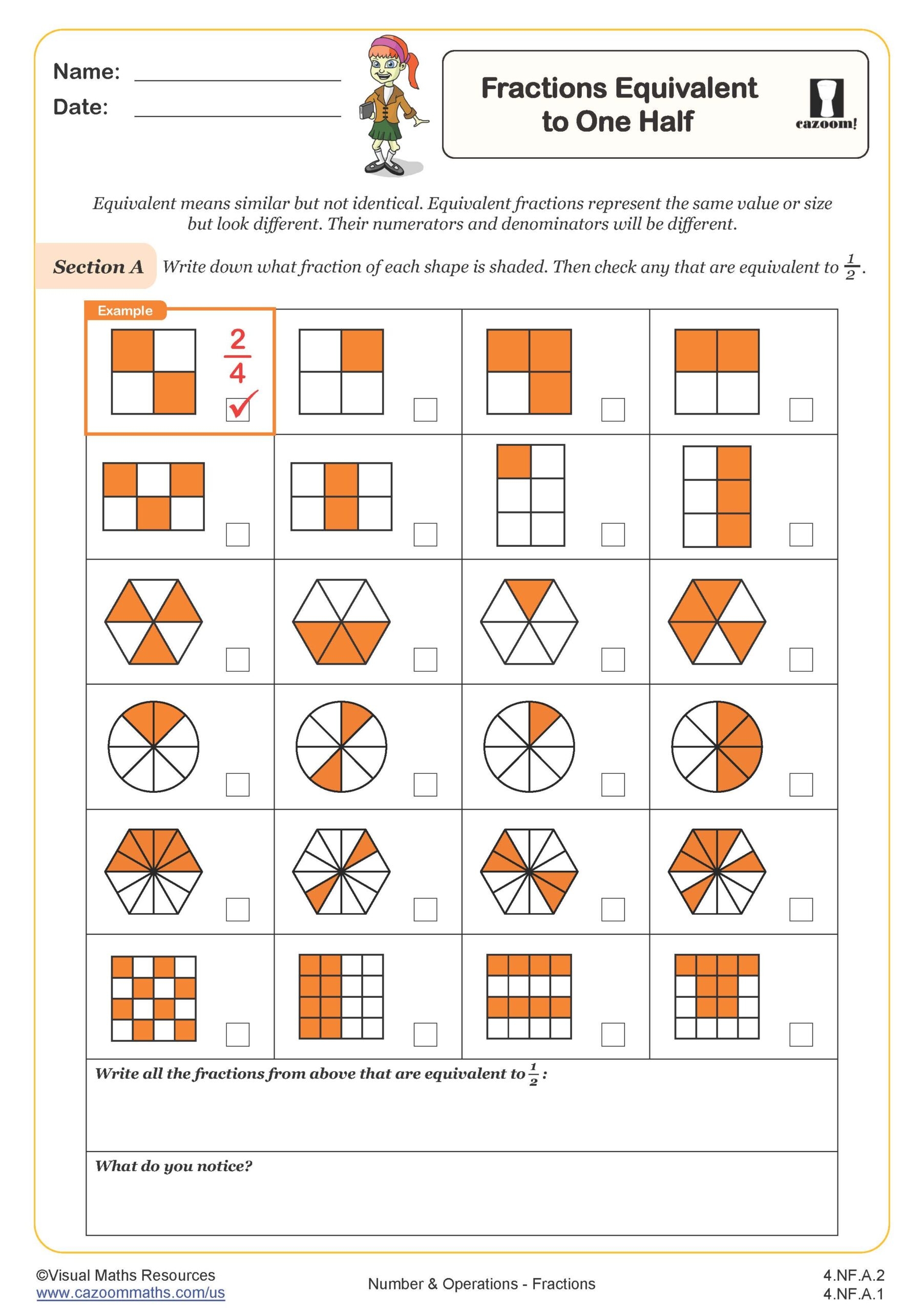 4th Grade Math Worksheets PDF Printable Math Worksheets Cazoom Math
